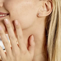 Histoire d'Or Boucles D'oreilles Puces Daria Coeur or jaune oxyde Best