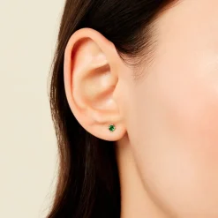 Histoire d'Or Boucles D'Oreilles Puces Doreen Or Jaune Oxyde De Zirconium Best