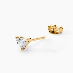 Histoire d'Or Boucles D'oreilles Puces Diamotion or jaune diamant Outlet