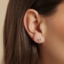 Histoire d'Or Boucles D'oreilles Puces Diamotion or jaune diamant Outlet