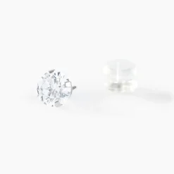 Histoire d'Or Boucles D'oreilles Puces Eddie Or Blanc Oxyde De Zirconium Online