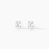Histoire d'Or Boucles D'oreilles Puces Eddie Or Blanc Oxyde De Zirconium Hot