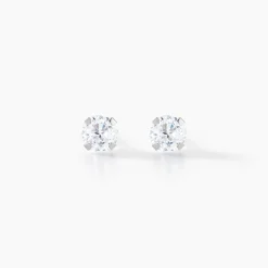 Histoire d'Or Boucles D'oreilles Puces Eddie Or Blanc Oxyde De Zirconium Hot