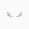 Histoire d'Or Boucles D'oreilles Puces Evonne Argent Blanc Oxyde De Zirconium Hot
