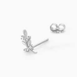 Histoire d'Or Boucles D'oreilles Puces Evonne Argent Blanc Oxyde De Zirconium Hot