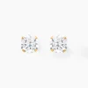 Histoire d'Or Boucles D'oreilles Puces Eddie Or Jaune Oxyde De Zirconium