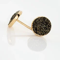 Histoire d'Or Boucles D'oreilles Puces Eryne Or Jaune Hot