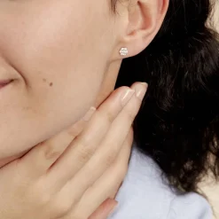 Histoire d'Or Boucles D'oreilles Puces Eleanor Fleur Or Jaune Oxyde De Zirconium Best