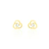 Histoire d'Or Boucles D'oreilles Puces Eleanor Fleur Or Jaune Oxyde De Zirconium Outlet