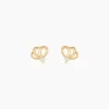 Histoire d'Or Boucles D'oreilles Puces Eleanor Fleur Or Jaune Oxyde De Zirconium Hot