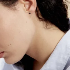 Histoire d'Or Boucles D'oreilles Puces Elea Serti Griffe or jaune saphir Online