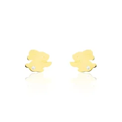 Histoire d'Or Boucles D'oreilles Puces Elioussa Lapin Or Jaune Oxyde De Zirconium Online