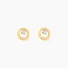Histoire d'Or Boucles D'oreilles Puces Edmee Cercle Or Jaune Oxyde De Zirconium Best
