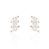 Histoire d'Or Boucles D'oreilles Puces Edma Or Rose Oxyde De Zirconium Best