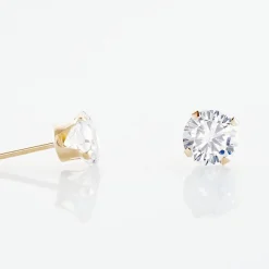 Histoire d'Or Boucles D'oreilles Puces Eddie Or Jaune Oxyde De Zirconium Clearance