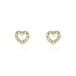 Histoire d'Or Boucles D'oreilles Puces Eily Or Jaune Oxyde De Zirconium Best