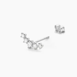 Histoire d'Or Boucles D'oreilles Puces Elinore Argent Blanc Oxyde De Zirconium Discount