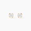 Histoire d'Or Boucles D'oreilles Puces Eddie Or Jaune Oxyde De Zirconium Sale