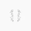 Histoire d'Or Boucles D'Oreilles Puces Eclat d'Aurore Argent Blanc Oxyde De Zirconium Clearance