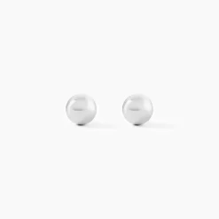 Histoire d'Or Boucles D'oreilles Puces Fidelia Boule Or Blanc Clearance