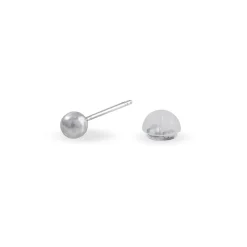 Histoire d'Or Boucles D'oreilles Puces Fidelia Boule Or Blanc Clearance