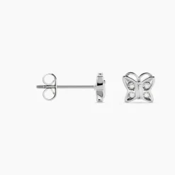 Histoire d'Or Boucles D'oreilles Puces Farasha Argent Blanc Oxyde De Zirconium Best