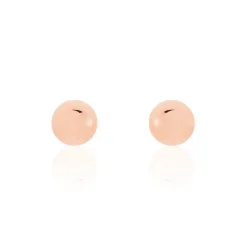 Histoire d'Or Boucles D'oreilles Puces Fidelia Boule Or Rose