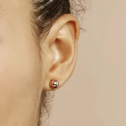 Histoire d'Or Boucles D'oreilles Puces Fidelia Boule Or Rose