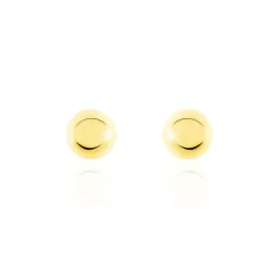Histoire d'Or Boucles D'oreilles Puces Fidelia Boule Or Jaune Best