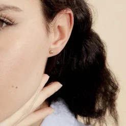 Histoire d'Or Boucles D'oreilles Puces Fidelia Boule Or Jaune Best