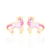 Histoire d'Or Boucles D'oreilles Puces Fantasila Cheval Or Jaune Online