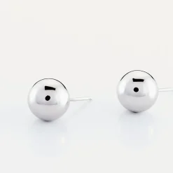 Histoire d'Or Boucles D'oreilles Puces Fidelia Boule or blanc Outlet