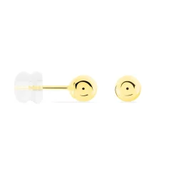 Histoire d'Or Boucles D'oreilles Puces Fidelia Boule Or Jaune Sale