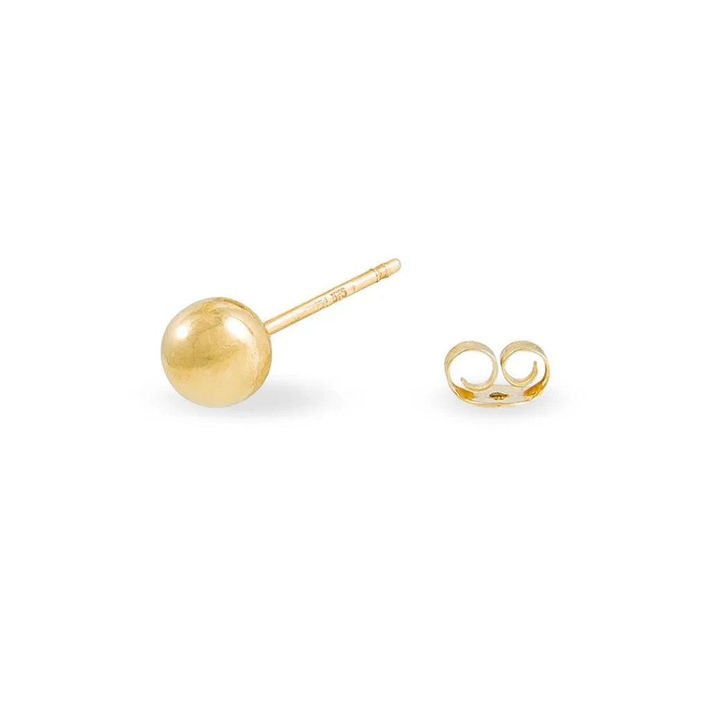 Histoire d'Or Boucles D'oreilles Puces Fidelia Boule Or Jaune Sale