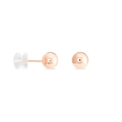 Histoire d'Or Boucles D'oreilles Puces Fidelia Boule or rose Discount