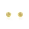 Histoire d'Or Boucles D'oreilles Puces Fidelia Boule Sablee Or Jaune Clearance