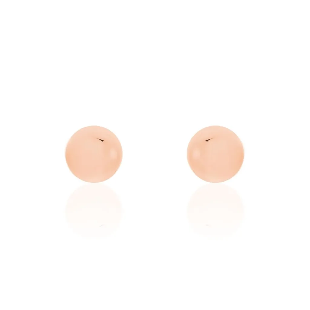 Histoire d'Or Boucles D'oreilles Puces Fidelia Boule or rose Outlet