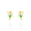 Histoire d'Or Boucles D'oreilles Puces Feerie Or Jaune New