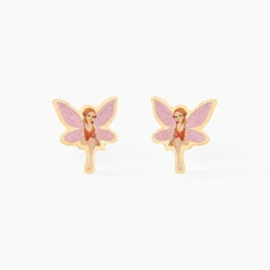 Histoire d'Or Boucles D'oreilles Puces Feerie Or Jaune Hot
