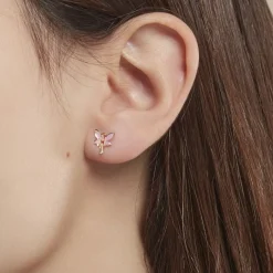 Histoire d'Or Boucles D'oreilles Puces Feerie Or Jaune Hot