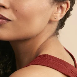 Histoire d'Or Boucles D'oreilles Puces Fatiana or jaune diamant Sale