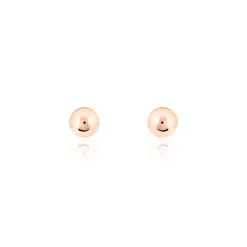 Histoire d'Or Boucles D'oreilles Puces Fidelia Boule Or Rose