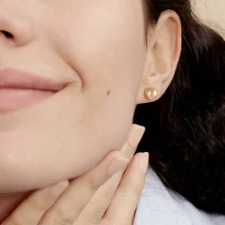 Histoire d'Or Boucles D'oreilles Puces Fidelia Boule Or Jaune Best