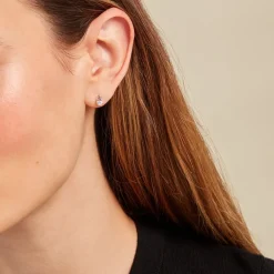 Histoire d'Or Boucles D'oreilles Puces Goutte Or Jaune Topaze or jaune topaze bleu Outlet