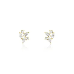 Histoire d'Or Boucles D'oreilles Puces Glorinda Or Jaune Oxyde De Zirconium Outlet