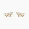 Histoire d'Or Boucles D'oreilles Puces Gemariah Or Jaune Diamant Synthétique Clearance