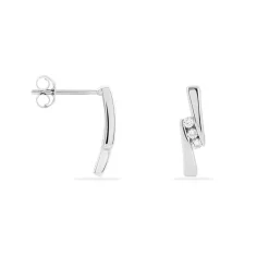 Histoire d'Or Boucles D'oreilles Puces Galya Or Blanc Diamant Discount