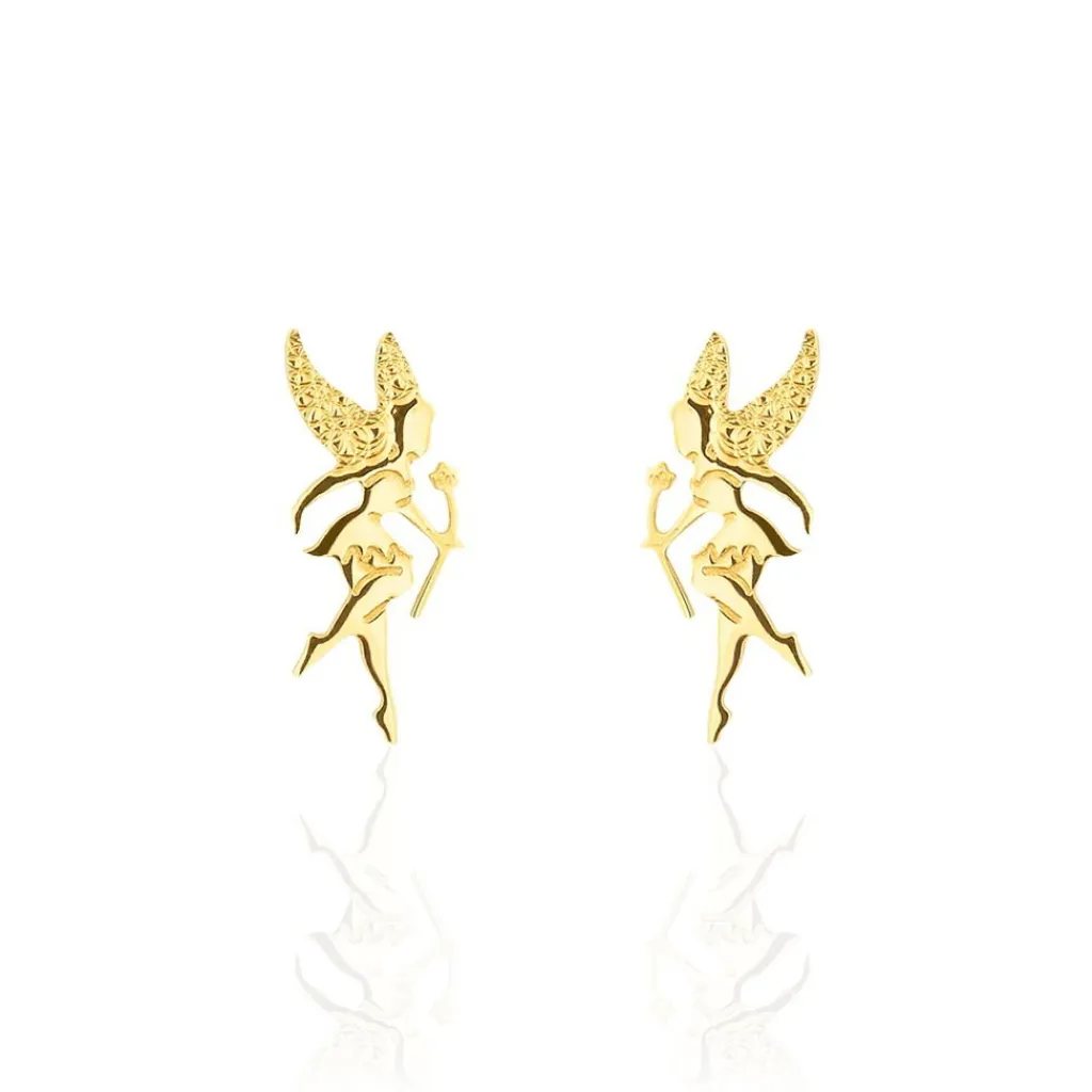 Histoire d'Or Boucles D'oreilles Puces Gabinienne Fee Or Jaune