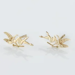 Histoire d'Or Boucles D'oreilles Puces Gabinienne Fee Or Jaune