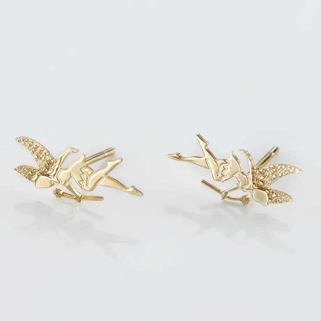 Histoire d'Or Boucles D'oreilles Puces Gabinienne Fee Or Jaune